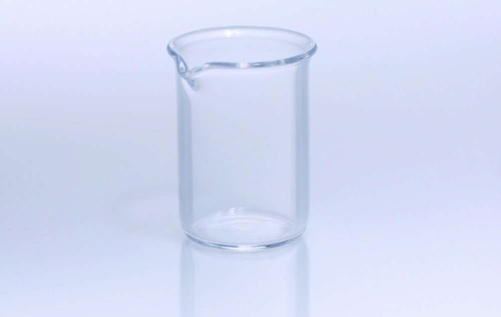 Becher, Quarzglas, niedrige Form | Nennvolumen: 400 ml