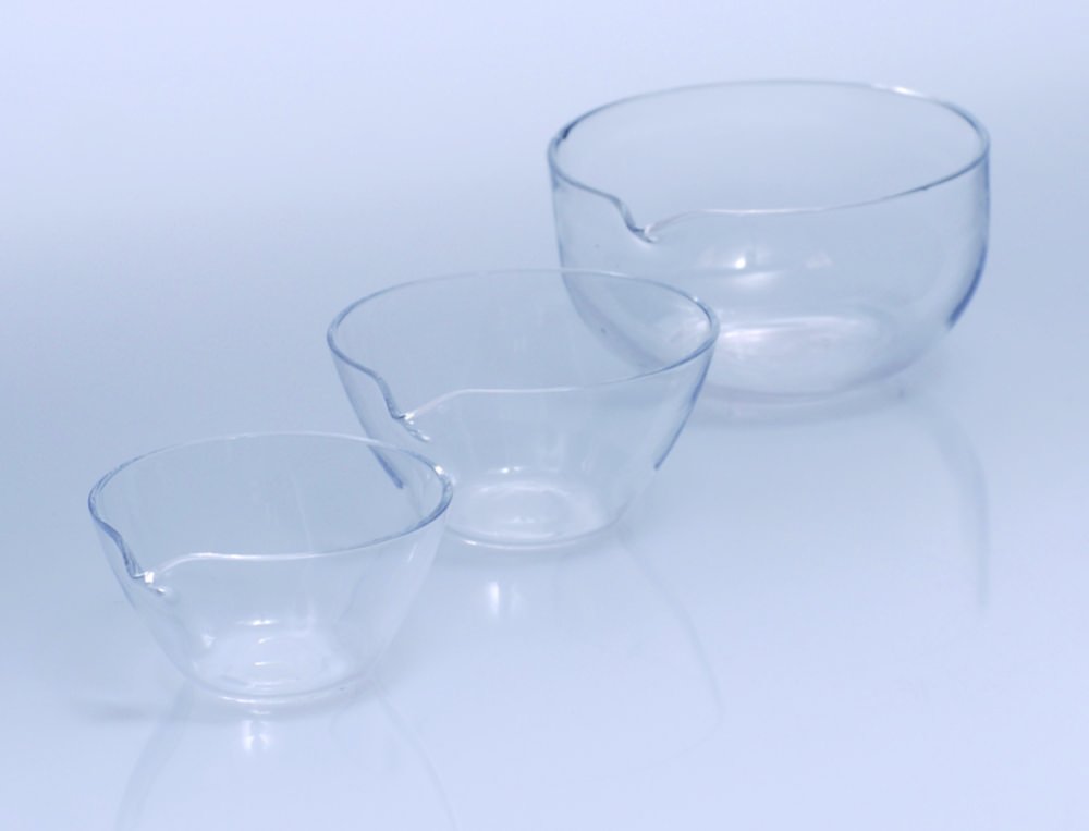 Evaporating basins, quartz glass | Nominal capacity: 15 ml