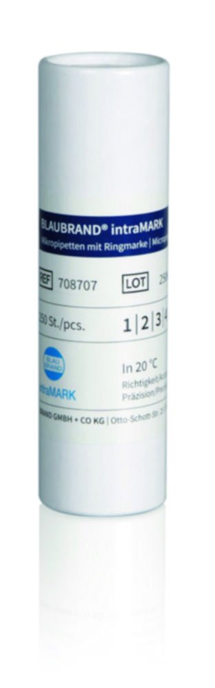 Einmal-Mikropipetten intraMARK, mit Ringmarke | Nennvolumen: 5 µl