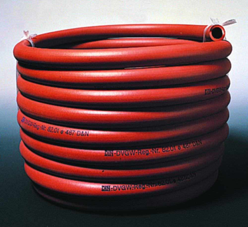 Safety gas hoses, rubber, without reinforcement | Int. Ø: 10 mm