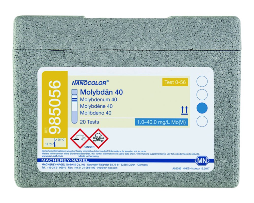 Tests en cuve ronde NANOCOLOR® Molybdène