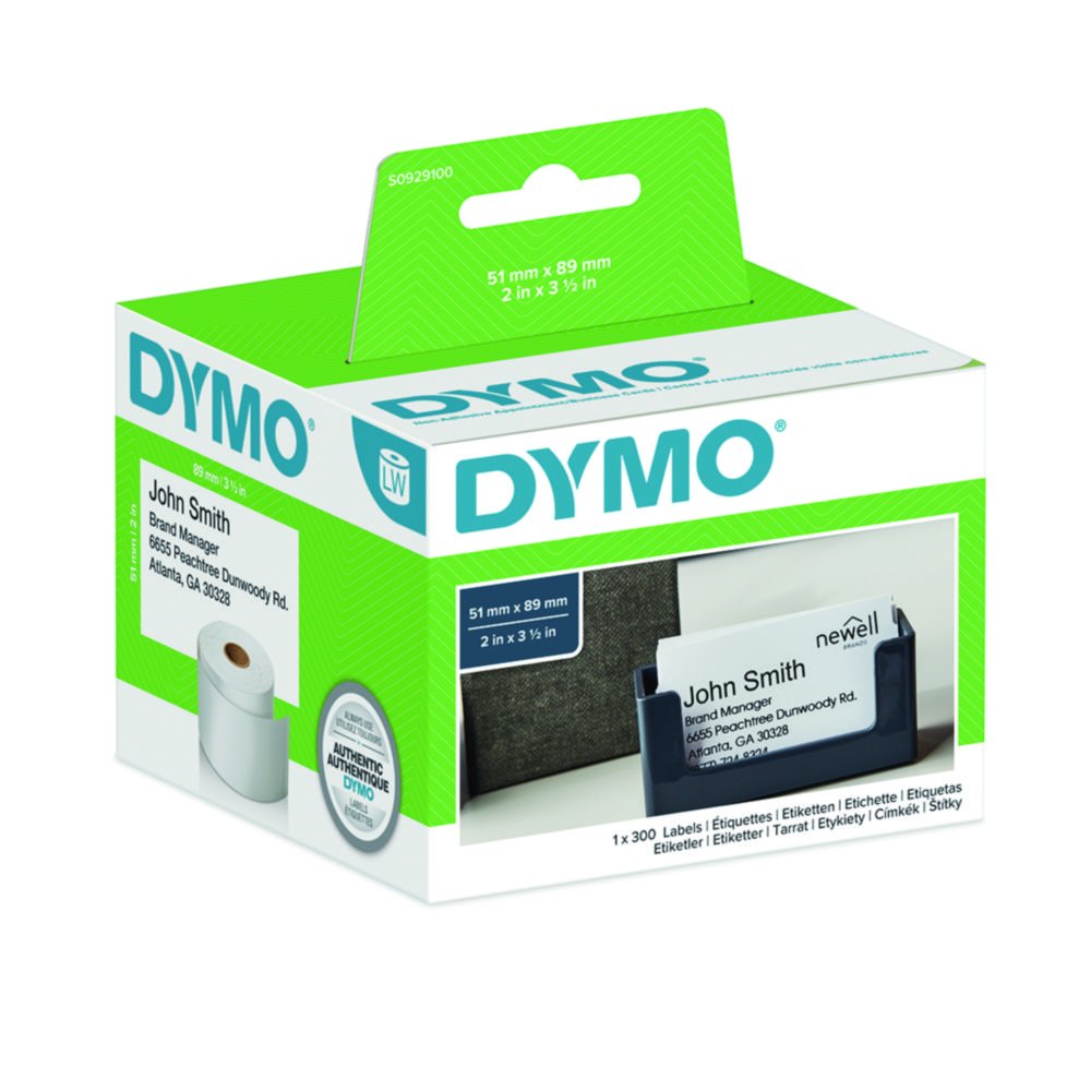 Étiquettes papier LabelWriter™ pour imprimante d'étiquettes DYMO®, non adhésives