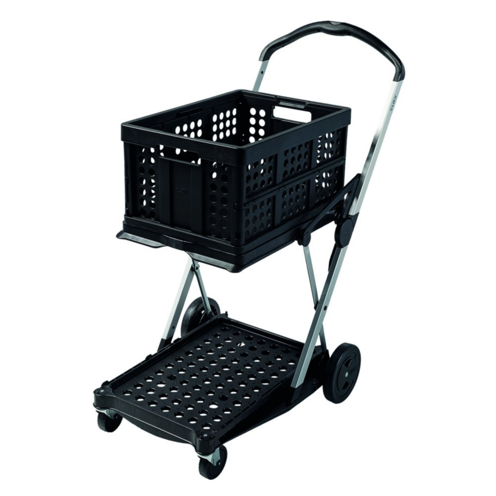 Laboratory Trolley clax Mobil comfort with Box, Black Edition