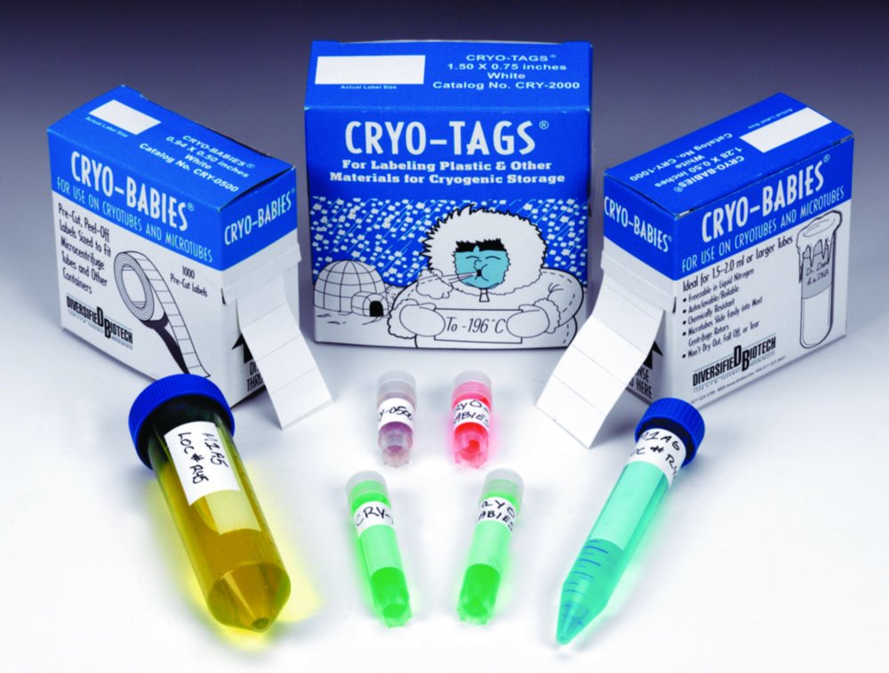 Etiquettes de cryogénie Cryo-Babies®/Cryo-Tags® | Type: Cryo-Babies®