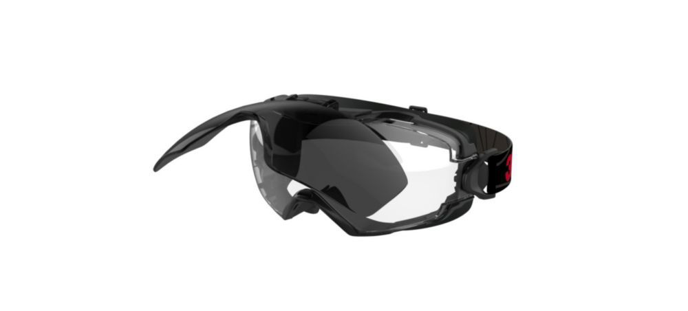 Vollsichtbrille GoogleGear™ 6000, mit klappbarer grauer Scheibe