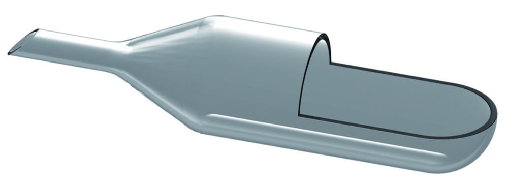 Sabot de pesée en verre | Volume nominal: 3 ml