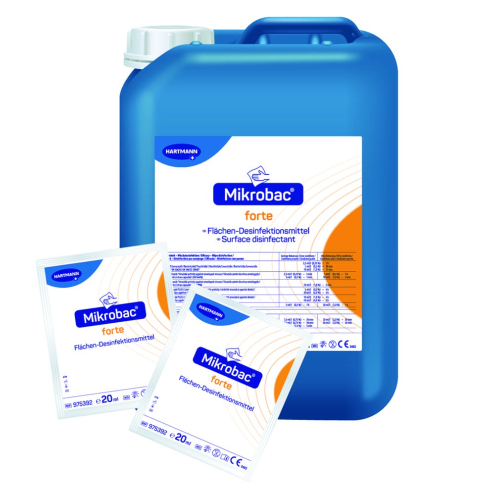 Surface disinfection Mikrobac® forte