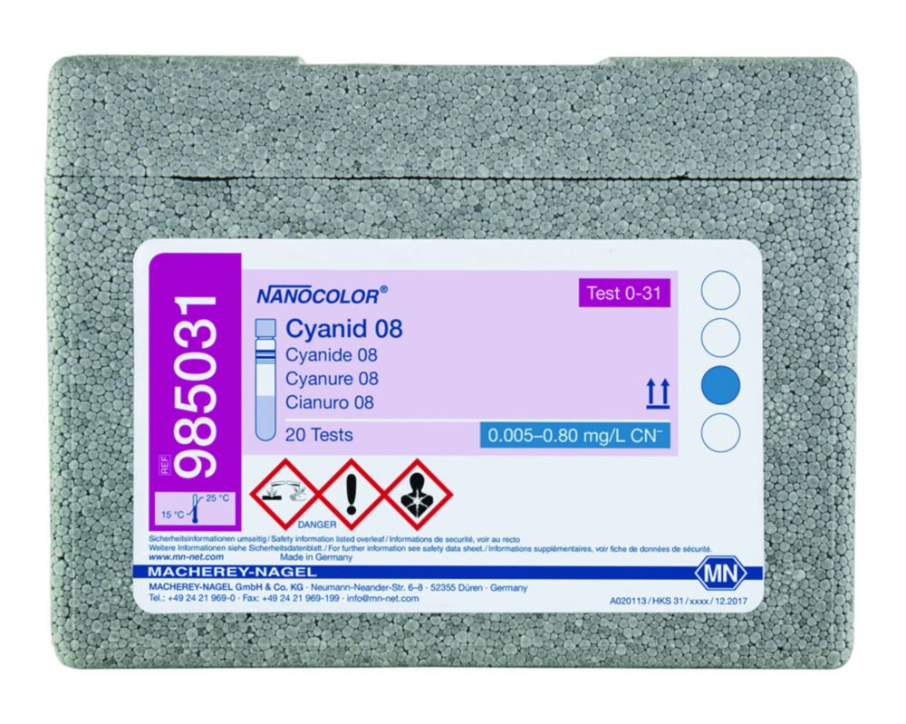 Rundküvettentests NANOCOLOR® Cyanid