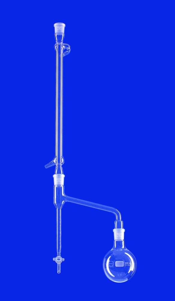 Water estimators acc. to Dean Stark, DURAN® tubing | Description: Measuring tube with stopcock, zero point at the stopcock