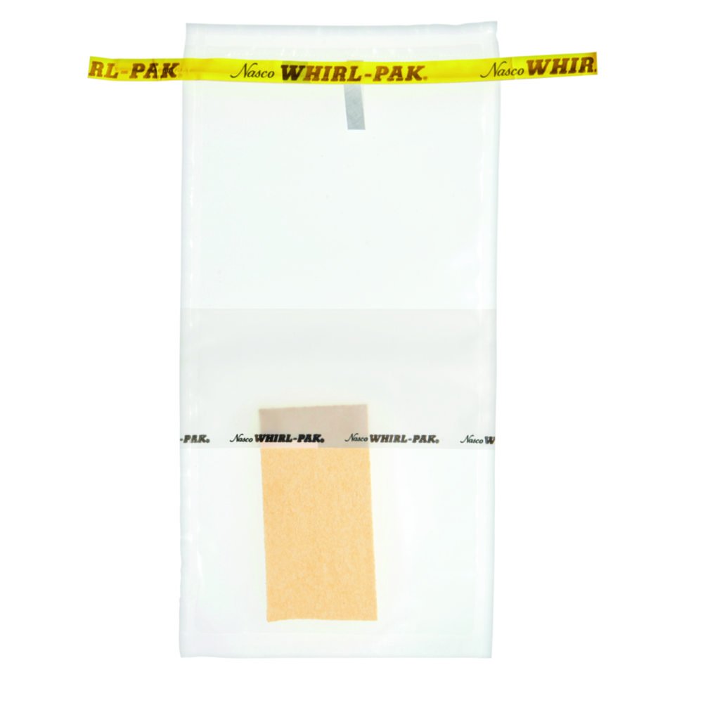 Sample bags Whirl-Pak®, PE with sponge, dry, Cellulose
