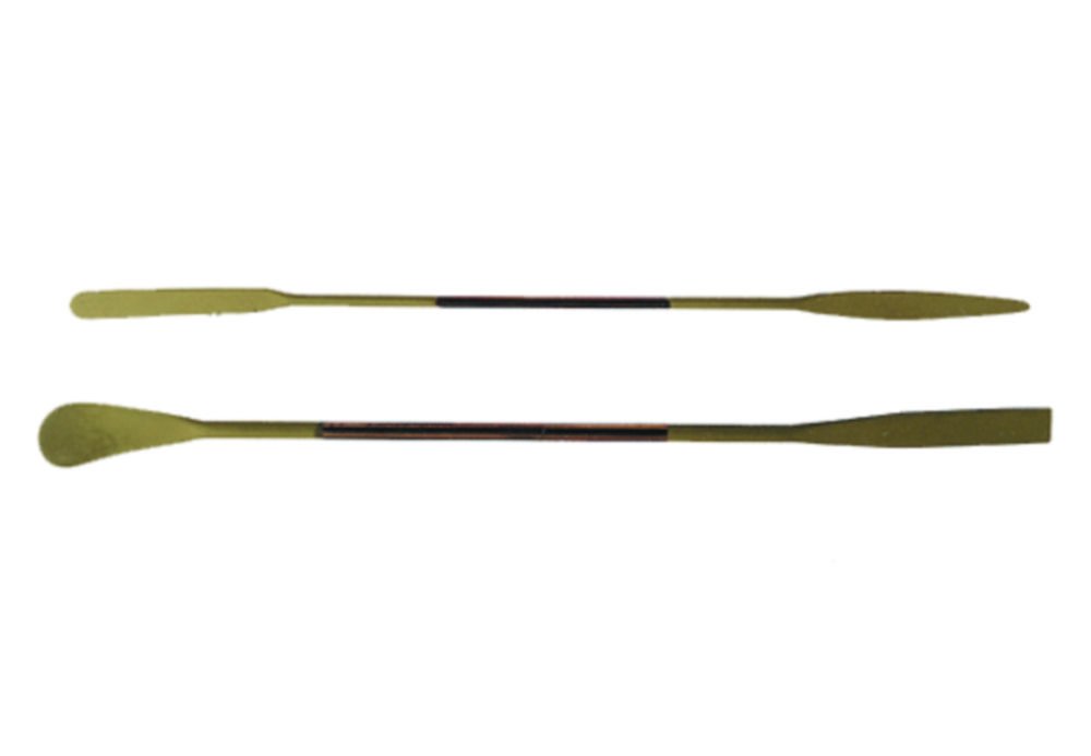 Spatulas, PTFE fluoropolymer, coated | Description: Double-ended spatula