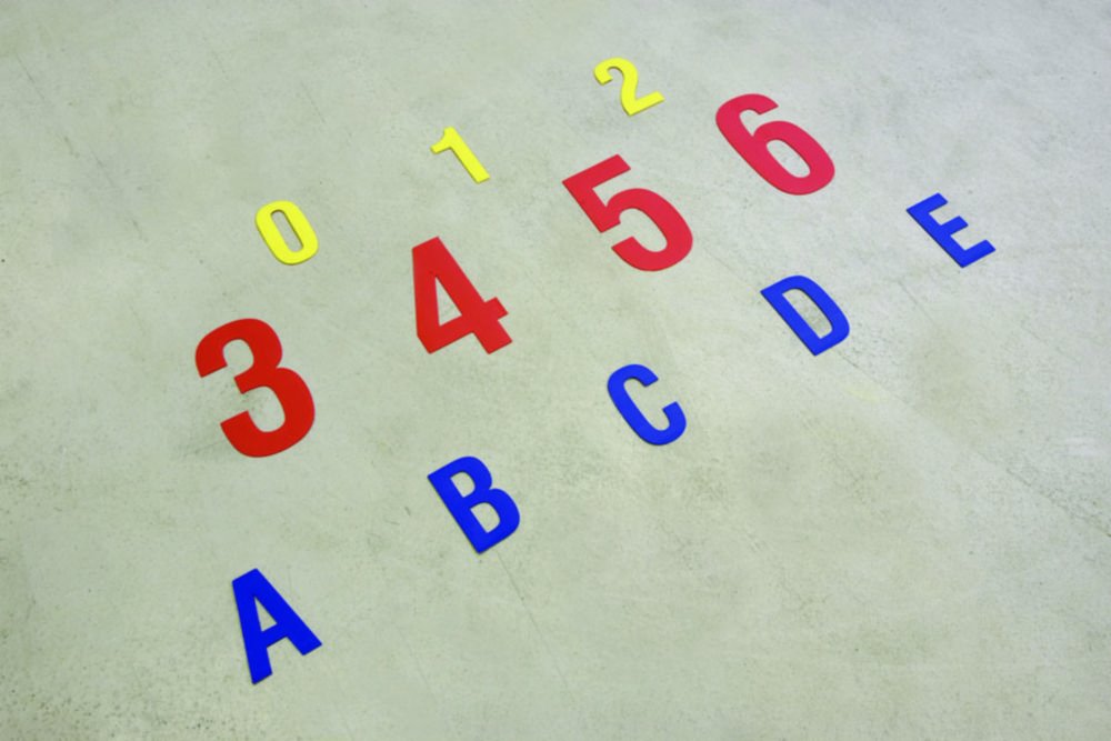 Floor markings DuraStripe® Supreme V, Numbers