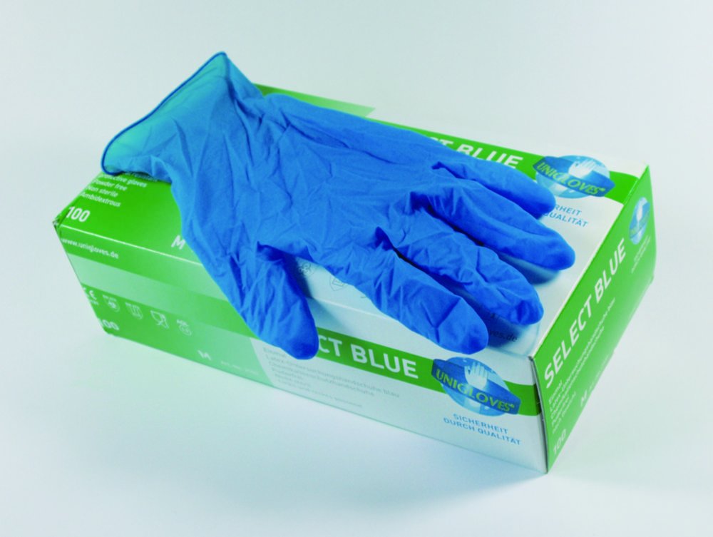 Einmalhandschuhe Select Blue, Latex | Handschuhgröße: M