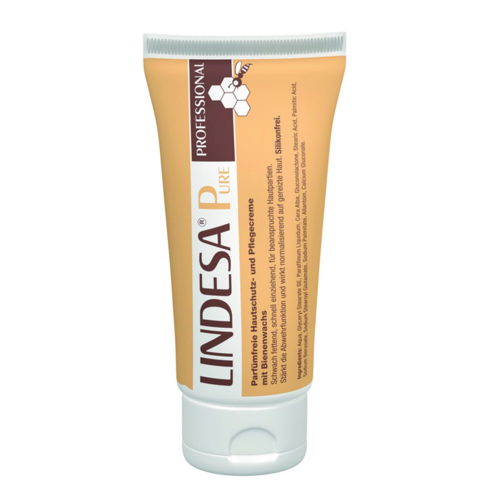 Crème de protection de la peau et de soin à la cire d'abeille LINDESA® Pure PROFESSIONAL | Capacité: 100 ml