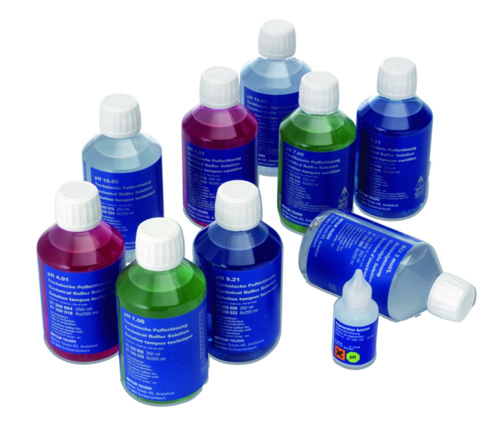 Electrolyte and cleaning solutions for electrodes | Type: Electrolytic solution, 1000 ml KCl 3 mol/l, AgCl