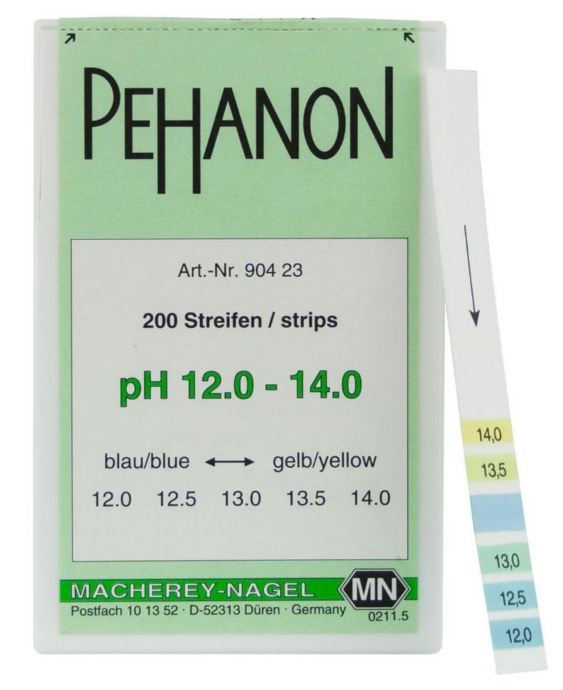Papier indicateur PEHANON® | Plage pH: 12,0 ... 14,0