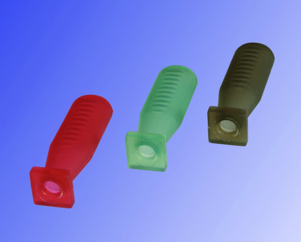 Pipette teats, silicone | Colour: Transparent red