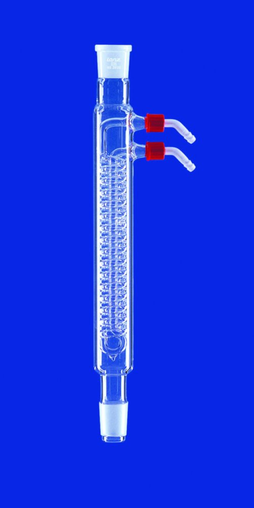 Réfrigérant de Dimroth, rodage en verre dépoli | Long. utile mm: 400