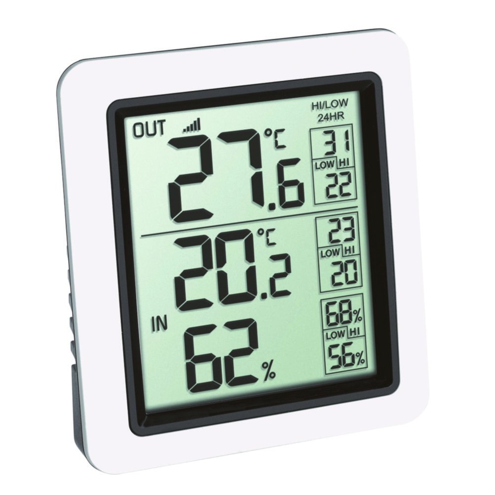 Thermo-hygromètre numérique à signal radio INFO | Type: Thermo-hygromètre INFO