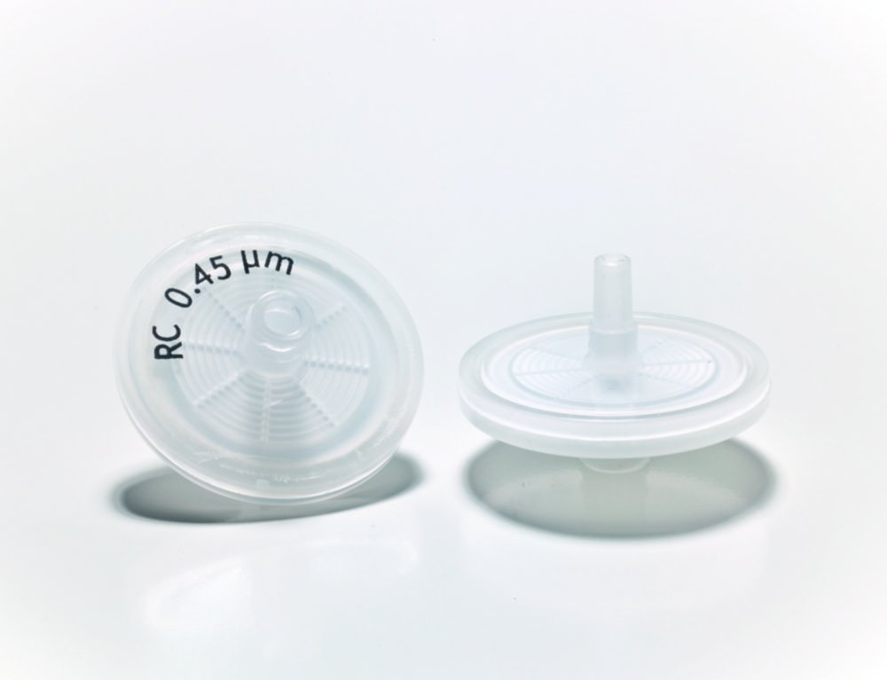 Filtre seringue RC LLG, en cellulose régénérée | Diamètre filtre mm: 25