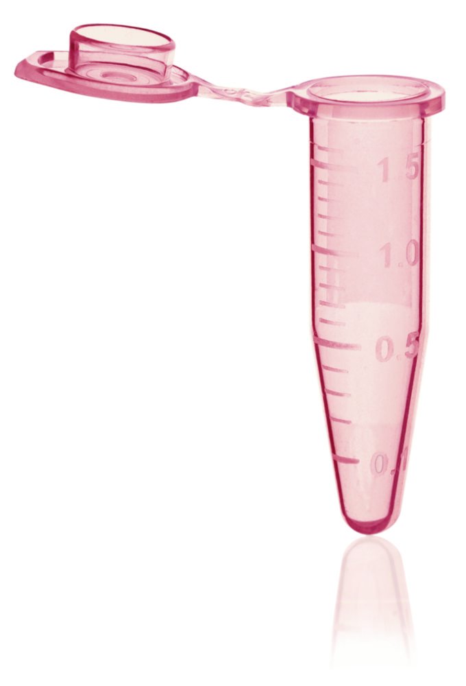 Reaktionsgefäße mit anhängendem Deckel, PP, BIO-CERT® PCR QUALITY | Inhalt ml: 1,5