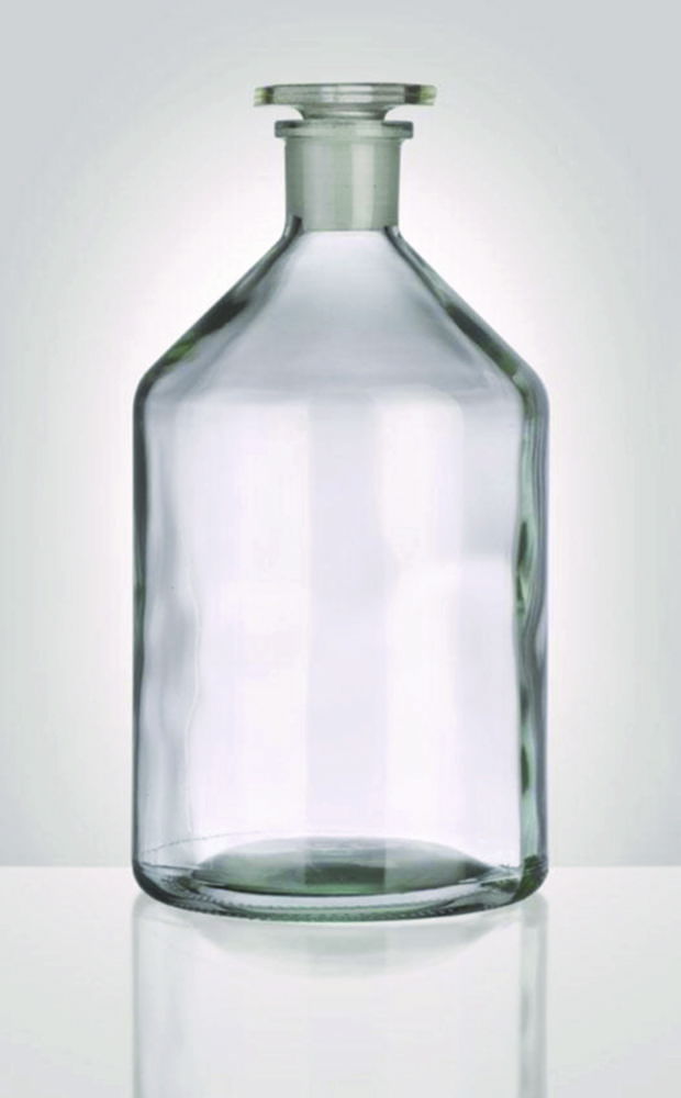 Steilbrust-Enghalsflaschen, Kalk-Soda-Glas