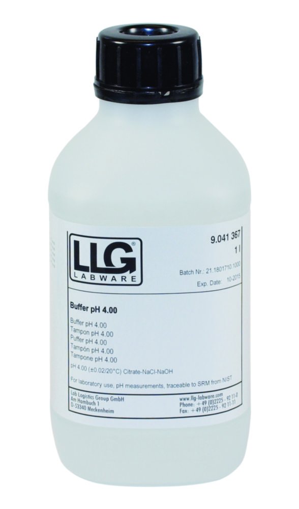 LLG-pH-Pufferlösungen | pH-Wert bei 20 °C: 10,00