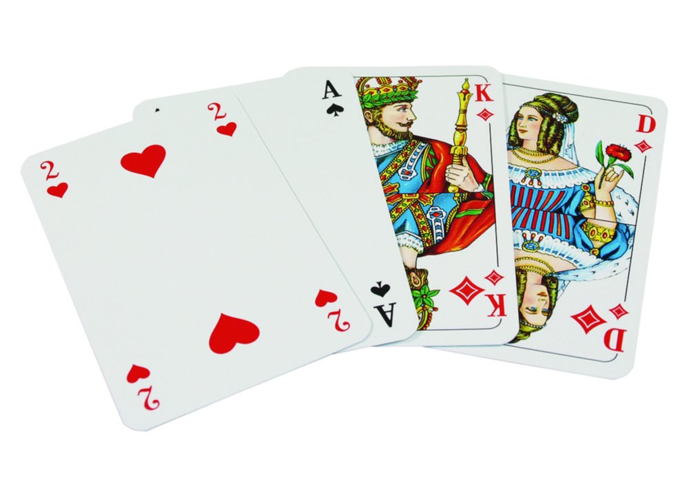 Playing card rejects | Type: Unprinted and laminated on both sides