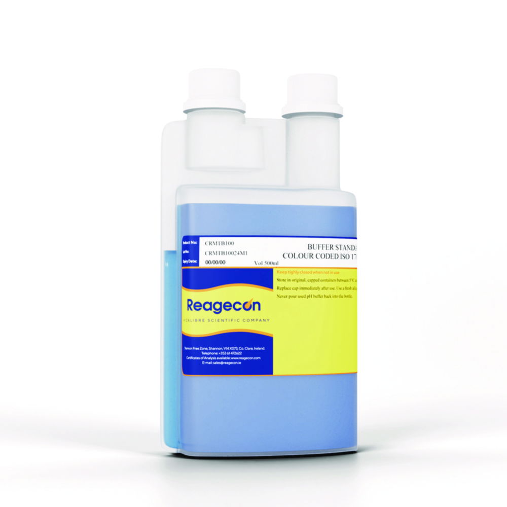 Technical pH buffer solutions, certified reference material (CRM)