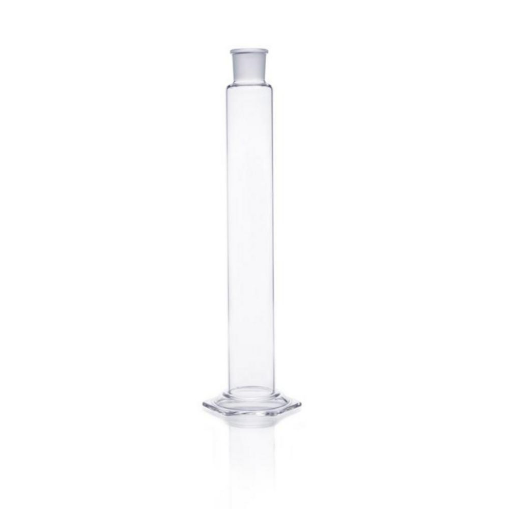 : Mixing cylinder 500 ml, NS 34/35 hexagonal foot, DURAN® without graduation and stopper, without stamping in foot