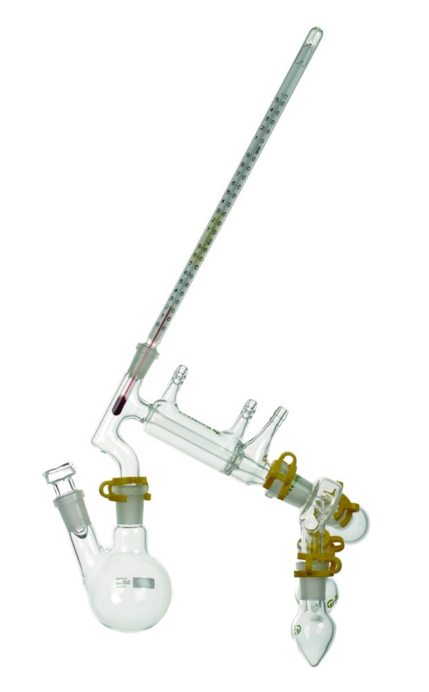Short Distilling Apparatus | Description: Short distilling apparatus, plastic tubing connector