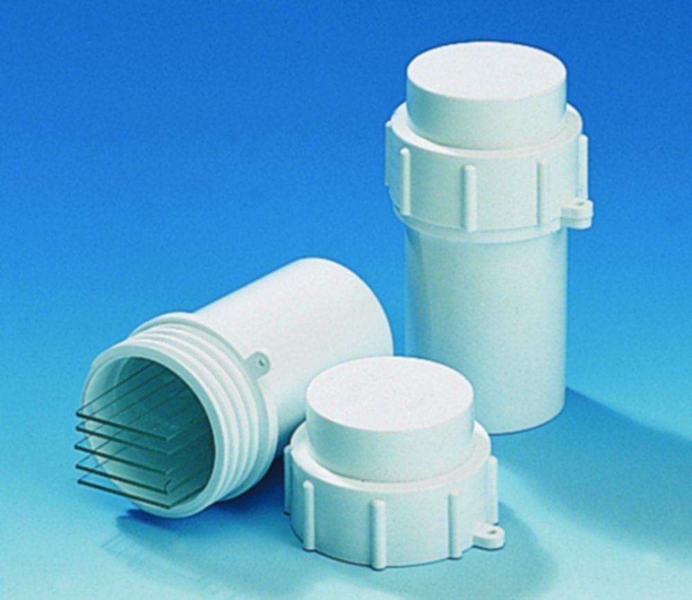 Boite cylindrique pour lames de microscope, PP | Ø int. mm: 40