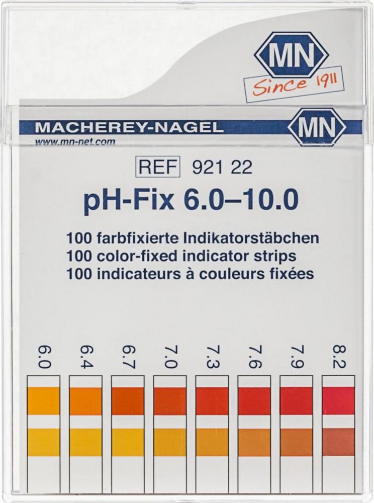 Bandelette spéciale pH Fix | Plage pH: 6,0 ... 10,0