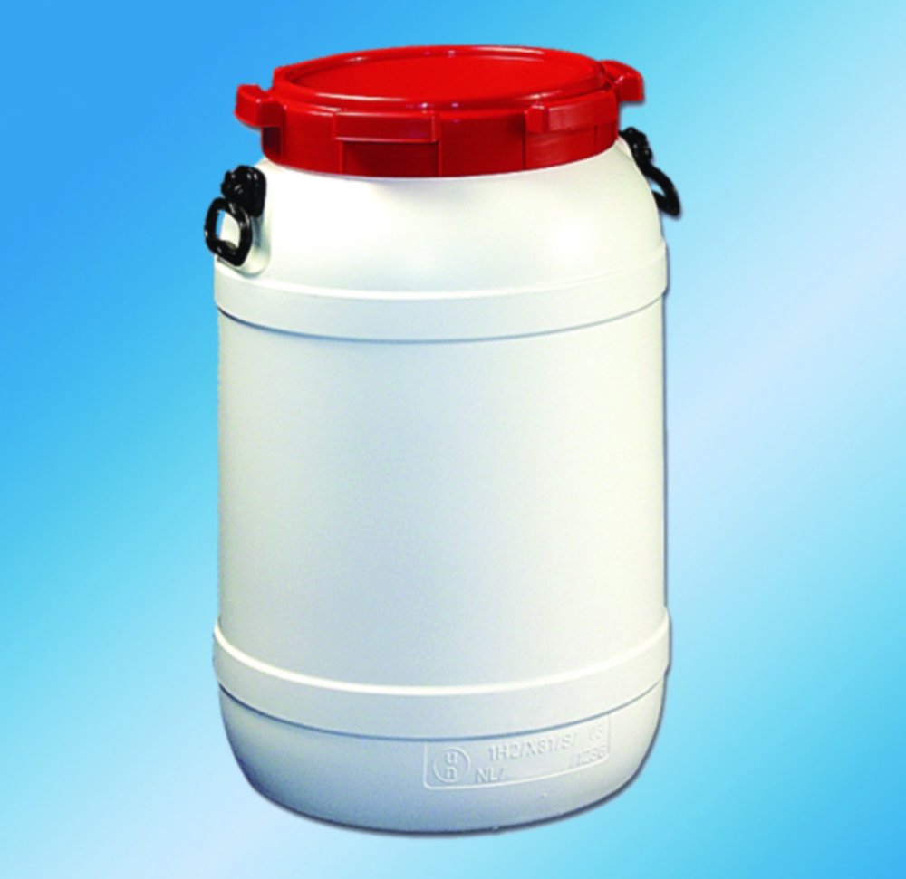 Kegs, wide mouth, HDPE, with UN-approval | Nominal capacity: 50.0 l