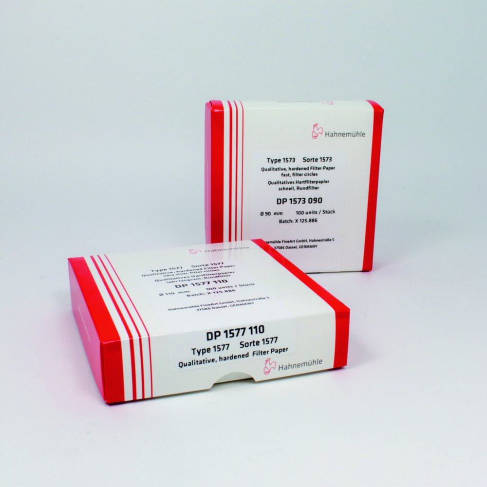 Filter paper, qualitative, wet-strength, round filters