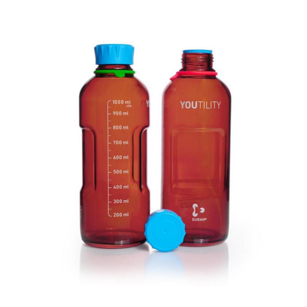 Flaschensystem DURAN® YOUTILITY, Braunglas | Nennvolumen: 1000 ml