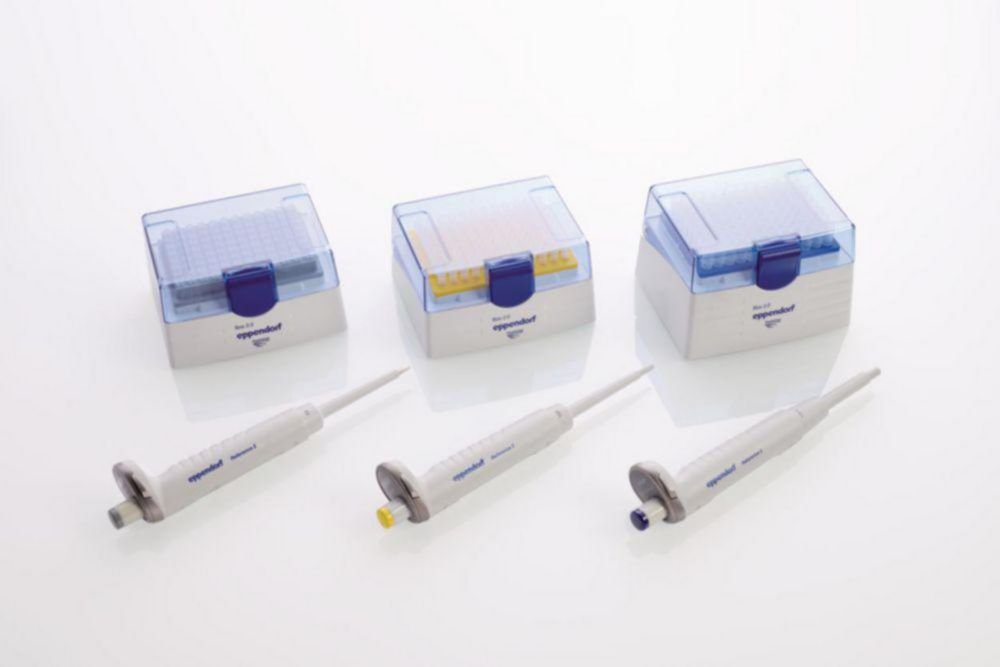 Einkanal-Pipette epReference® 2 (General Lab Product), 3er-Pack | Beschreibung: Option 1: 0,5-10 µl, 10-100 µl, 100-1000 µl