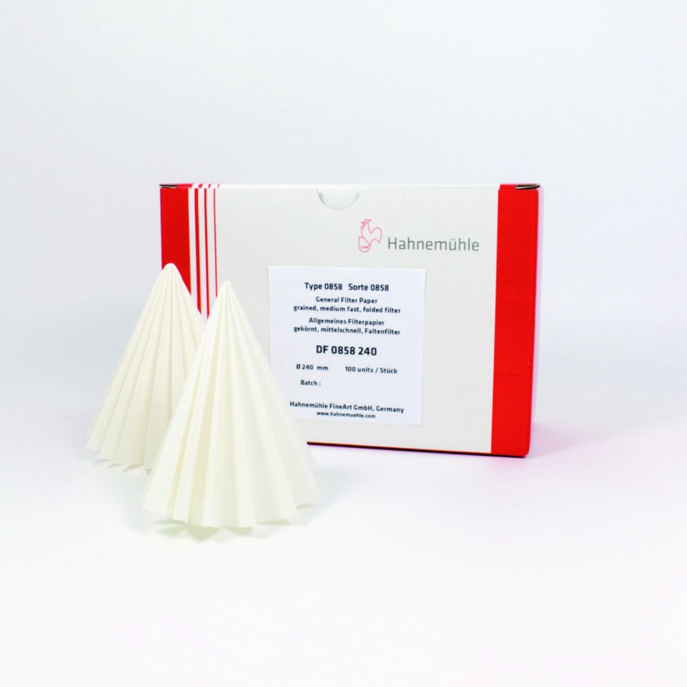 Filter Paper, for clarification, folded filters | Type: 0860