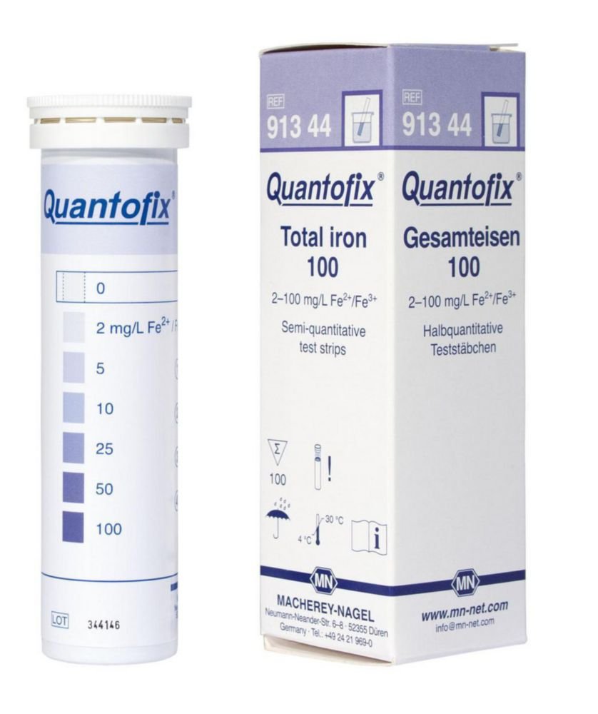 QUANTOFIX® test strips | For: Total Iron 100