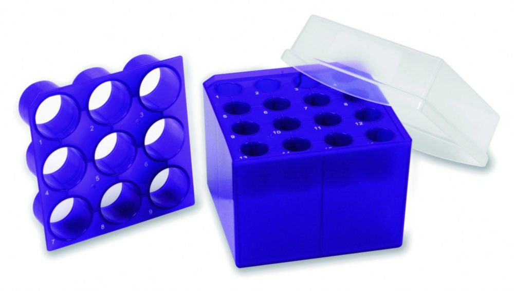 Boîte cryogénique Transformer™ Cube, PP | Type: Boîte avec 2 inserts