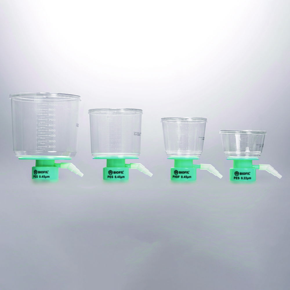 Flaschenaufsatzfilter, PS, steril, PES Membran