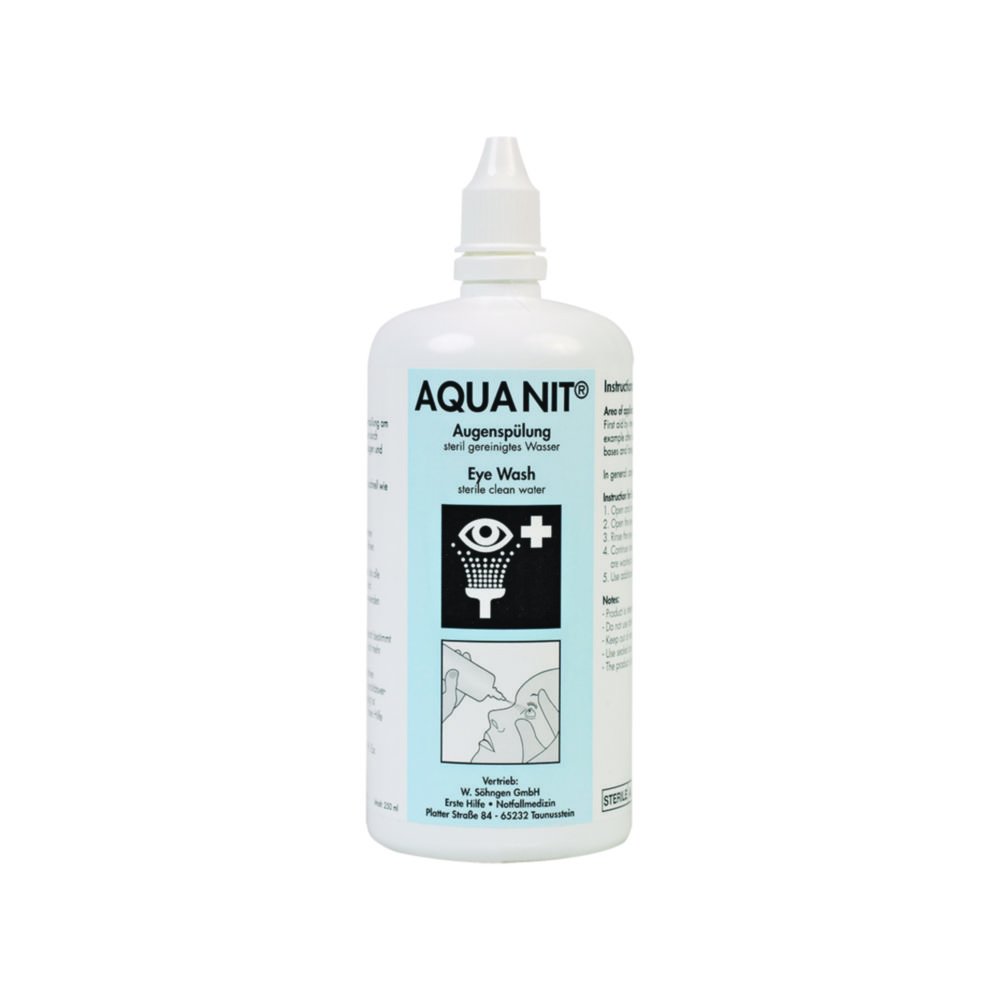 Ersatzflasche für Augenspülbox Aqua NIT®, Sterilwasser | Typ: Aqua NIT®