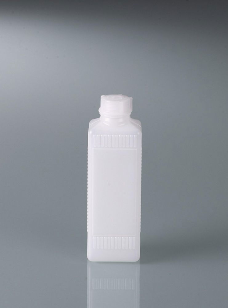 Vierkantflaschen mit Schraubverschluss, HDPE