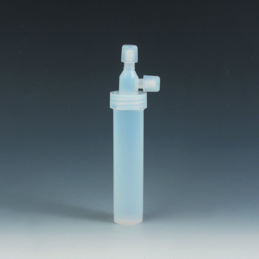 Micro gas wash bottle, PFA | Capacity ml: 50