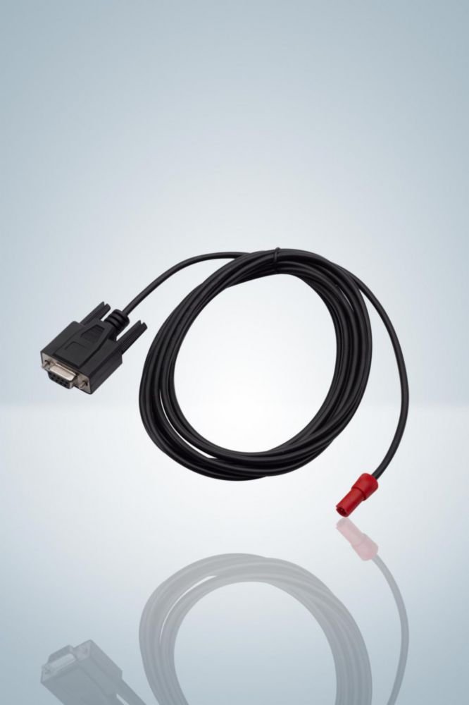 Cables for bottle-top dispensers and digital burettes | Description: Connecting cable RS 232