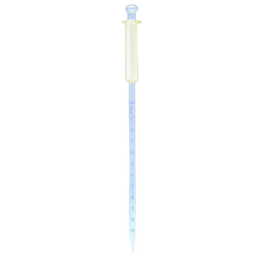 Graduated pipettes FORTUNA®, with suction piston, AR-Glass, similar to class A | Nominal capacity: 1 ml