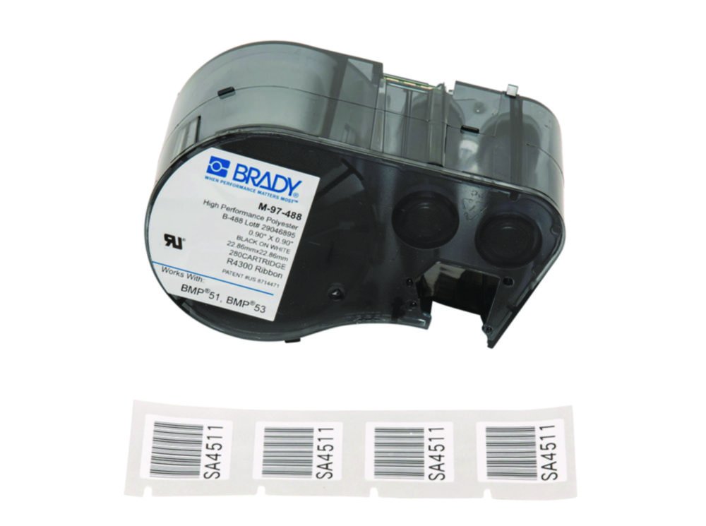Etiquettes pour imprimante d'étiquettes BMP®51, rectangulaires | Type: M-97-488