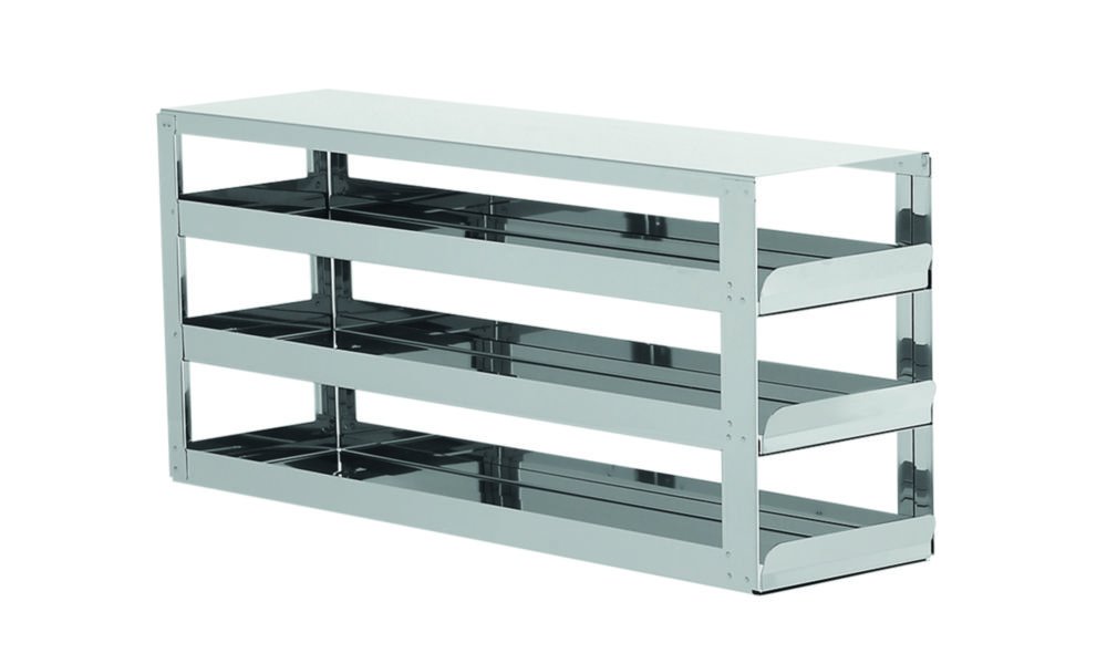 Racks avec tiroirs pour congélateurs armoires, acier inoxydable, pour boîtes de 75 mm de hauteur