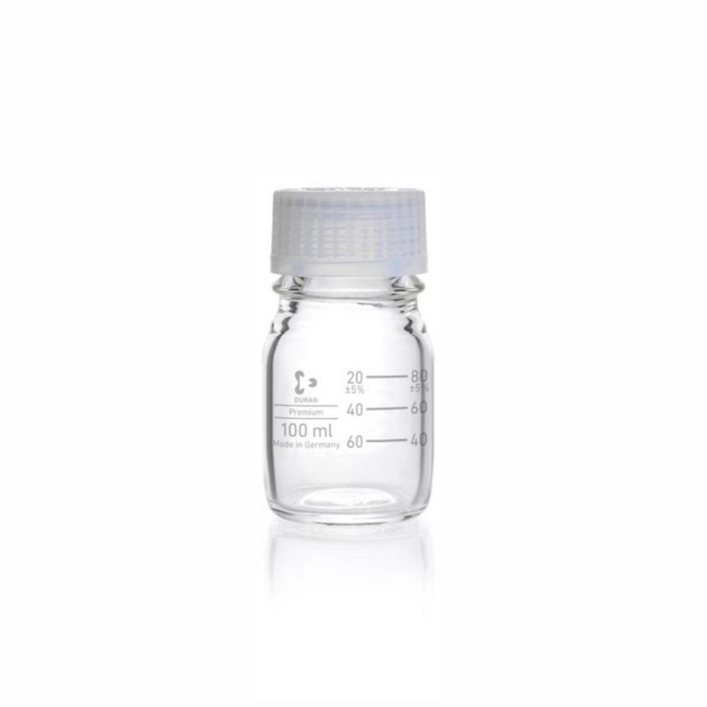 Laboratory bottles Premium, DURAN®, with retrace code | Nominal capacity: 100 ml