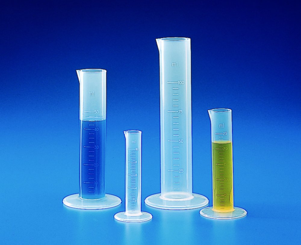Measuring Cylinders, PP, Short Form, Moulded Graduations | Nominal capacity: 2000 ml